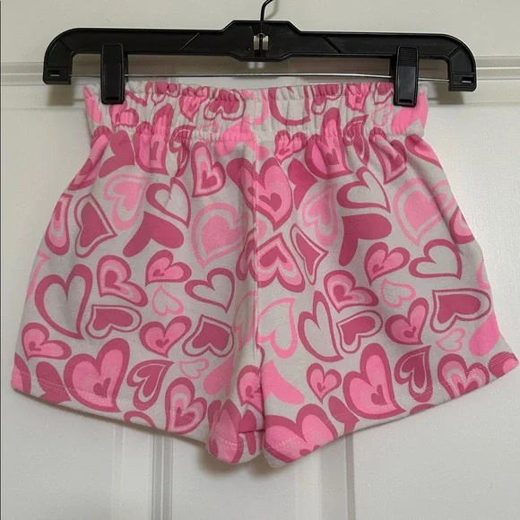 Zara | Cream Pink Hearts Top and Shorts Set | 10 - Picture 5 of 13